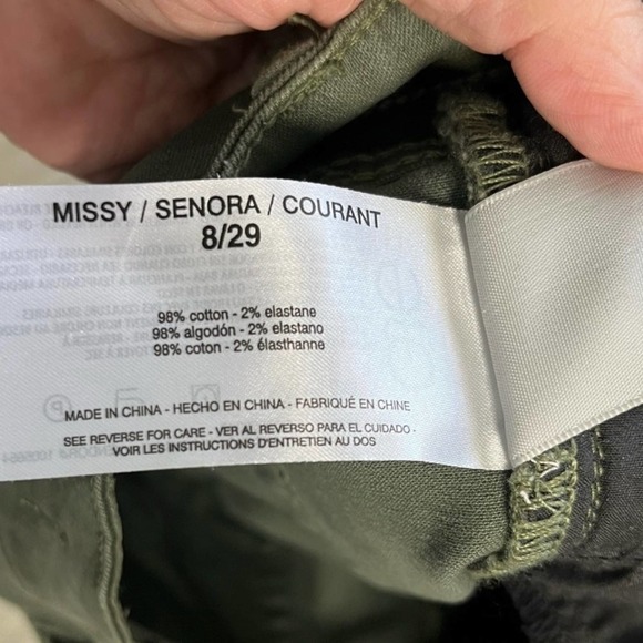 Social Standard by Sanctuary green camo high rise skinny jeans size 8/29 - Picture 5 of 7